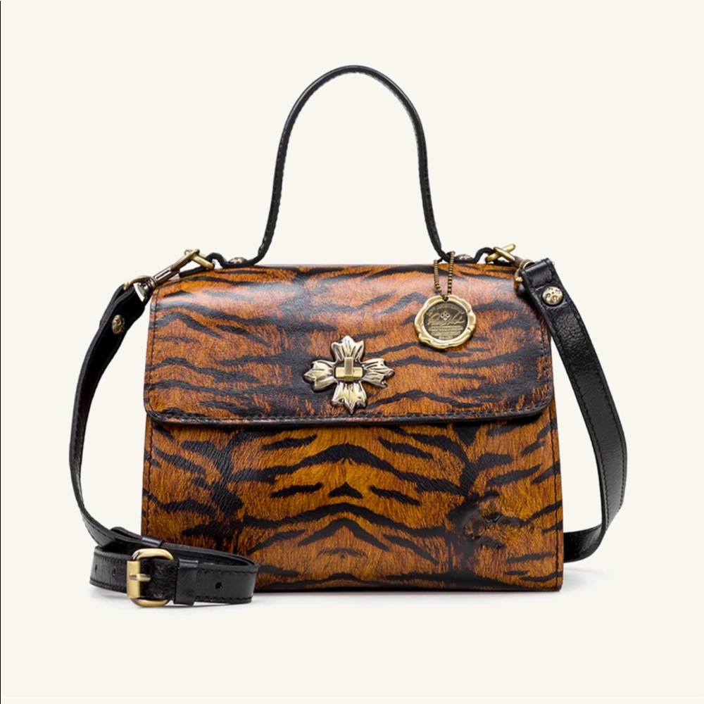Patricia Nash Ellora Multi-Compartment Leather Sachel